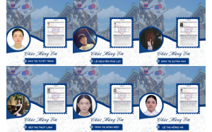 Ảnh chụp cận cảnh tấm Visa Grant Notice Hàn Quốc